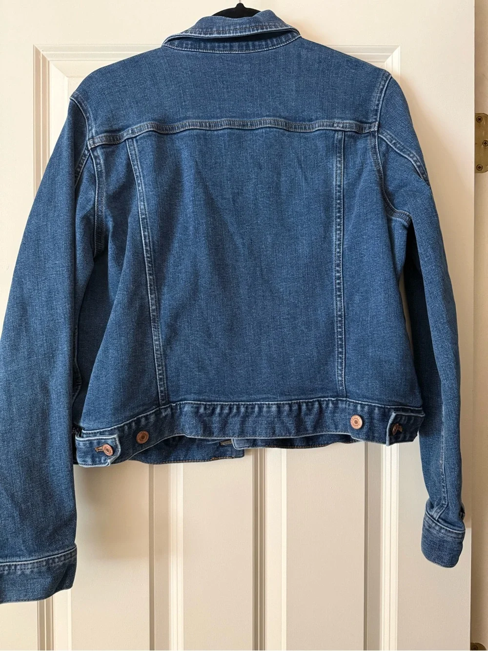 J Crew Mercantile Women's Blue Denim Jacket size  Large